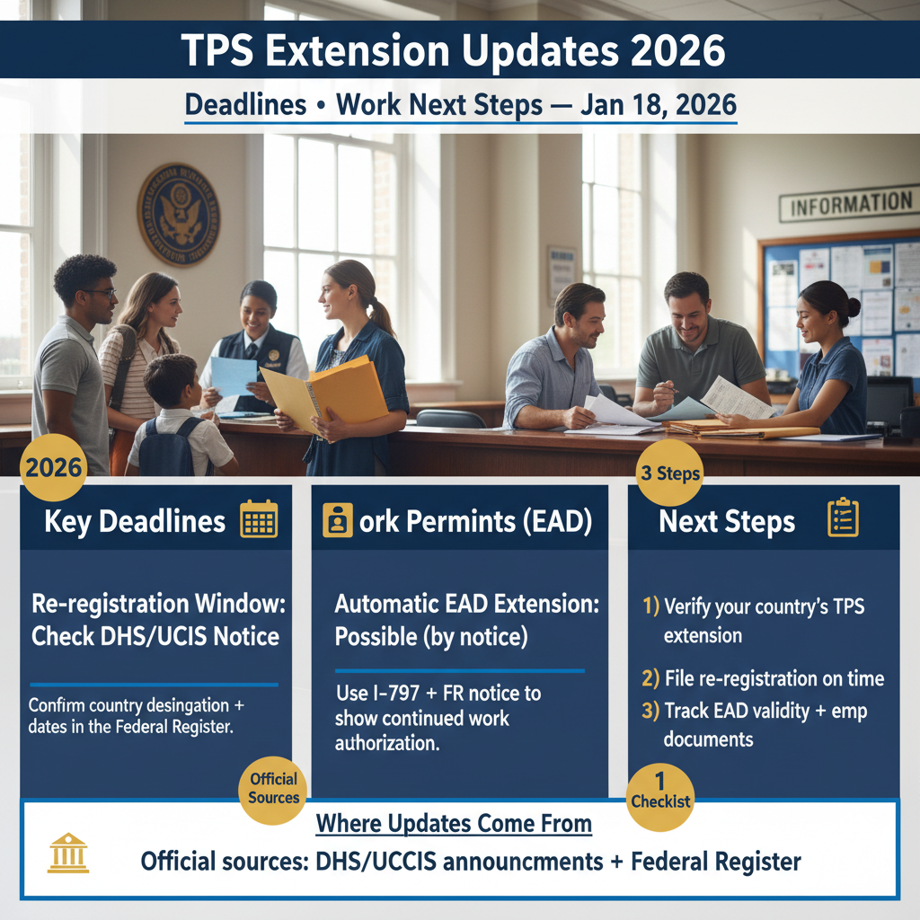 TPS Extension Updates 2026: Deadlines, Work Permits, Next Steps — Jan 18, 2026, 3:02 AM - Key Statistics