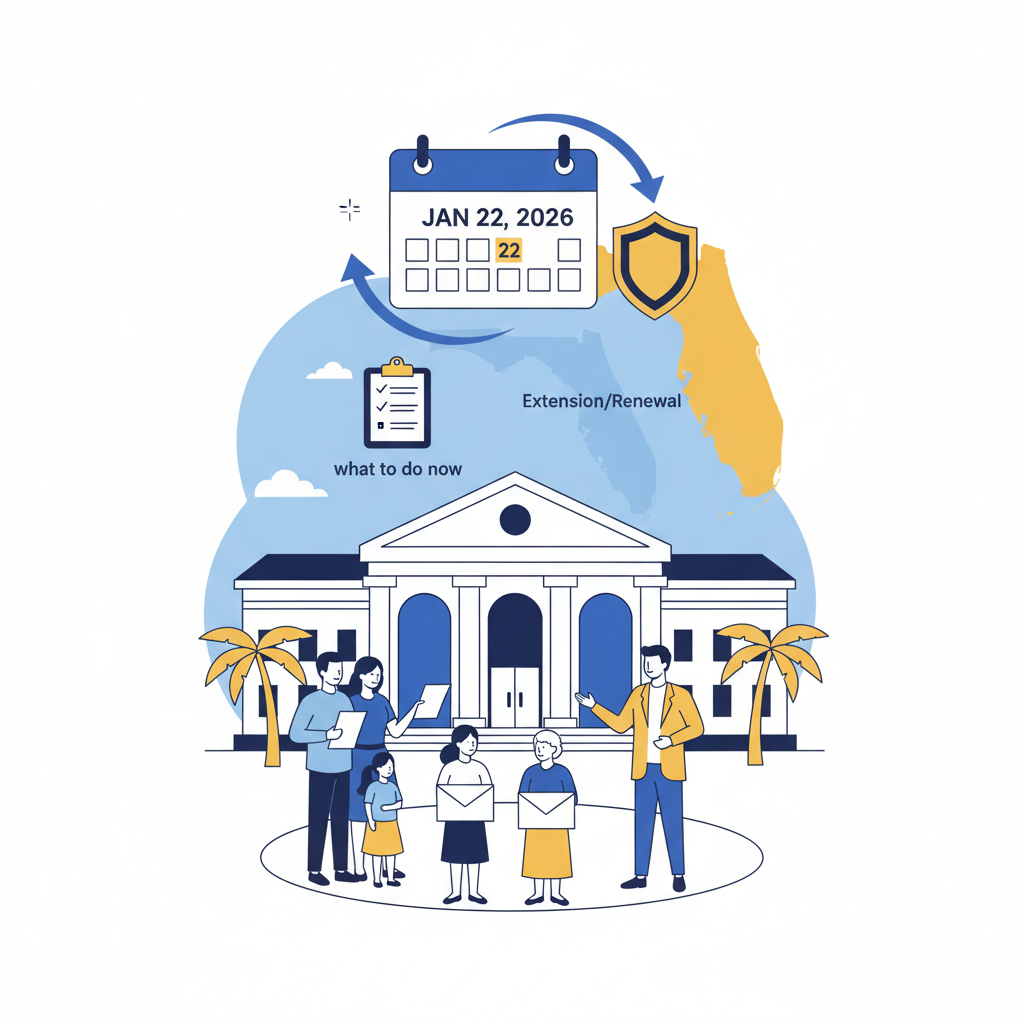 TPS Extension Updates 2026: What Florida Immigrants Must Do Now — Jan 22, 2026, 12:47 PM - Concept