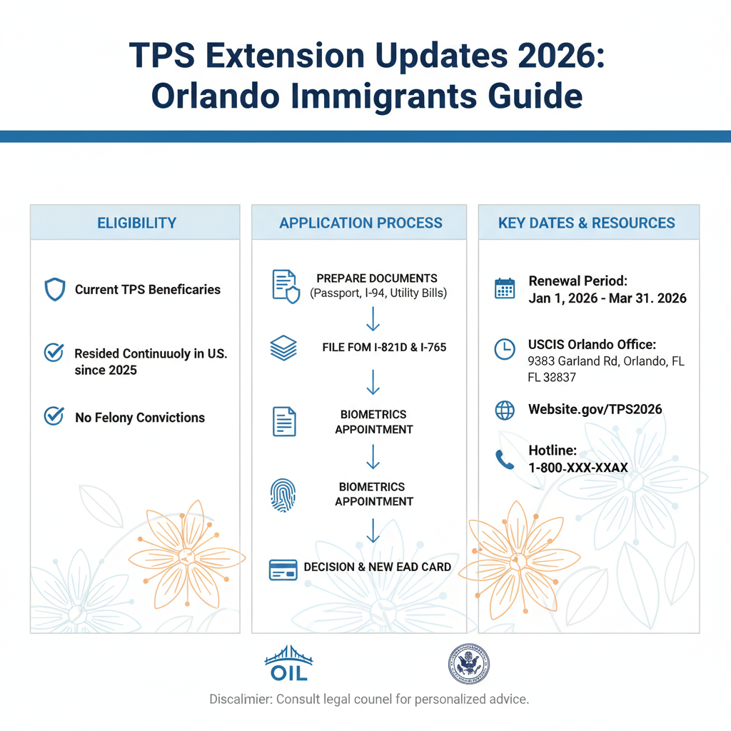 Extensiones TPS 2026: Guía Clave para Inmigrantes en Orlando - Key Statistics