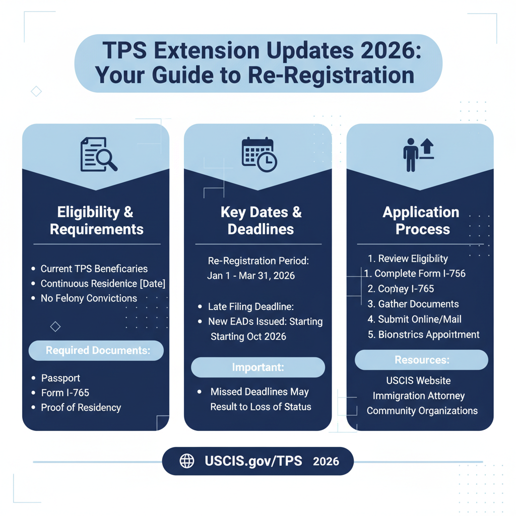 Extensiones TPS 2026: Guía Completa de Reinscripción - Key Statistics