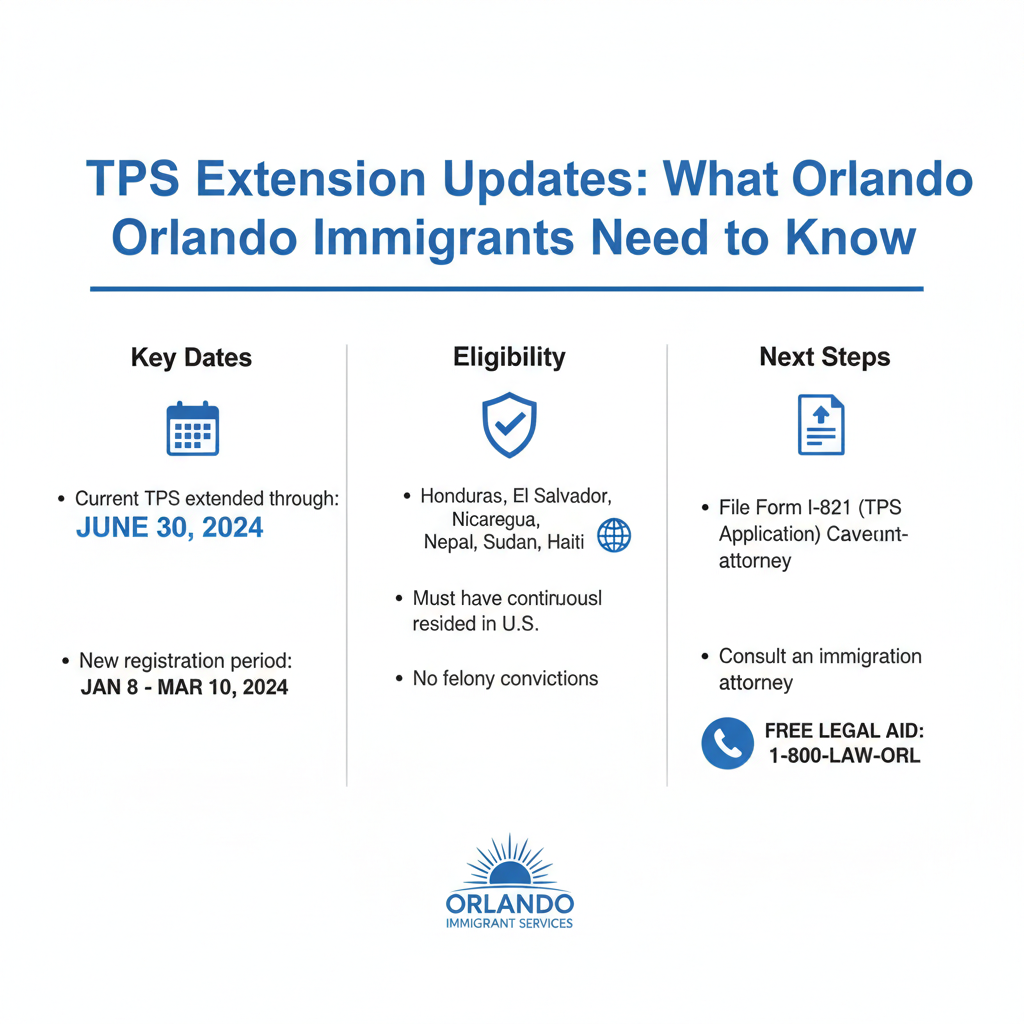 TPS Extension Updates: What Orlando Immigrants Need to Know in - Key Statistics