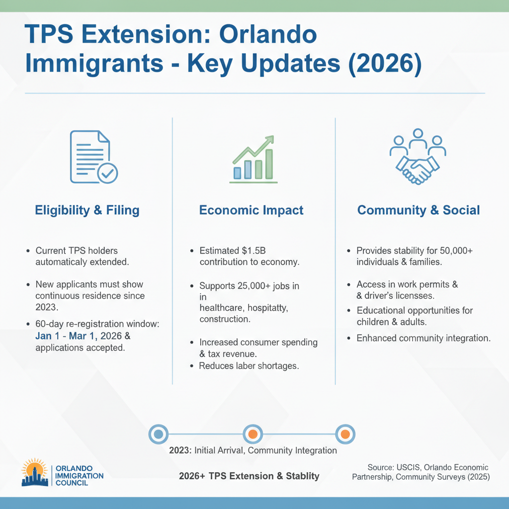 TPS Extension: What Orlando Immigrants Need to Know Now (2026 - Key Statistics