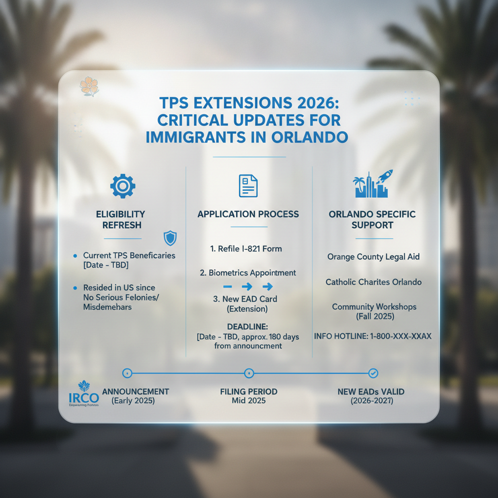 Extensiones TPS 2026: Guía Crucial para Inmigrantes en Orlando - Key Statistics