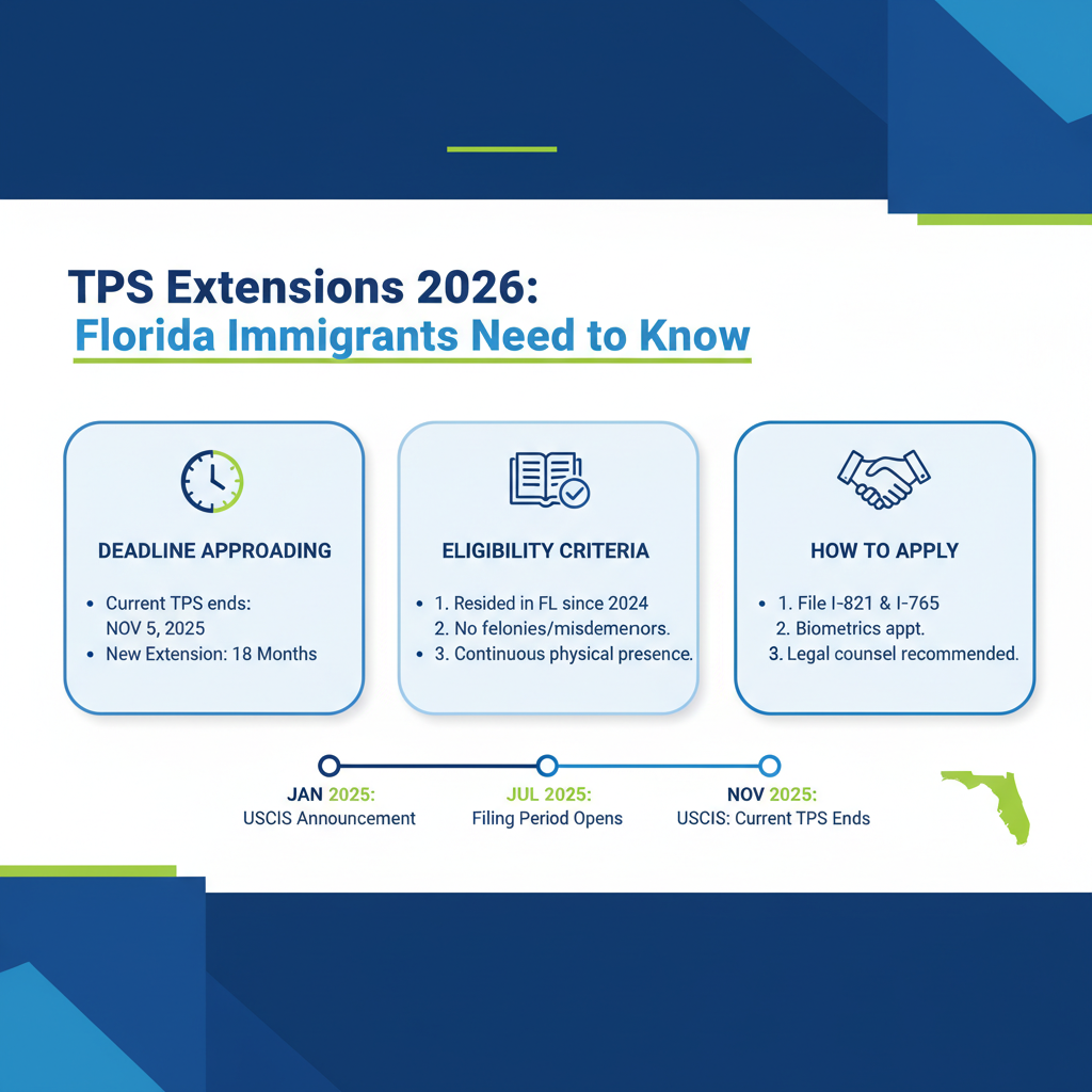 TPS Extensions 2026: What Florida Immigrants Need to Know - Key Statistics