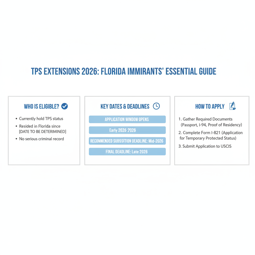 TPS Extensions 2026: What Florida Immigrants Need to Know Now - Key Statistics