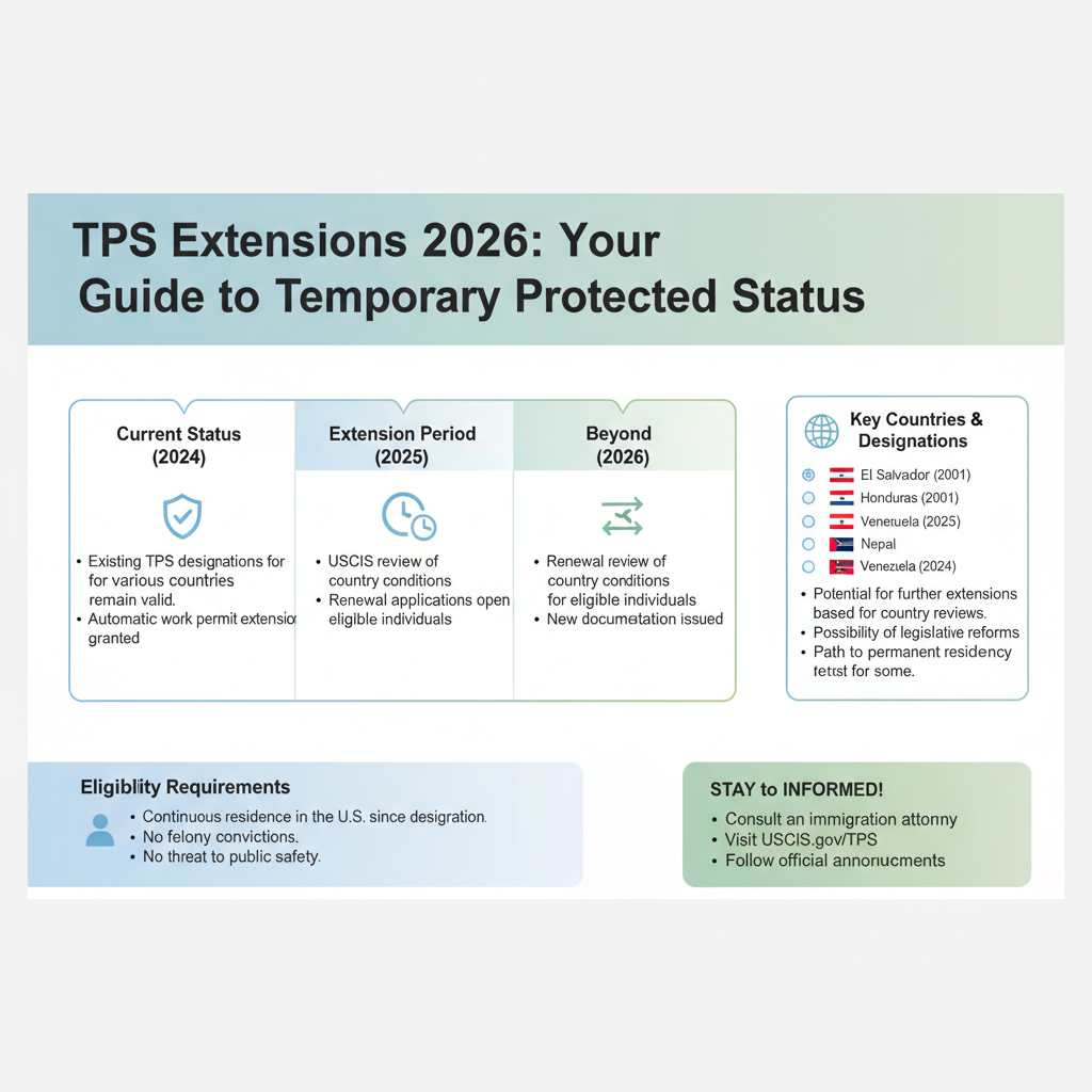 Extensiones TPS 2026: Guía Completa de Estatus de Protección Temporal - Key Statistics
