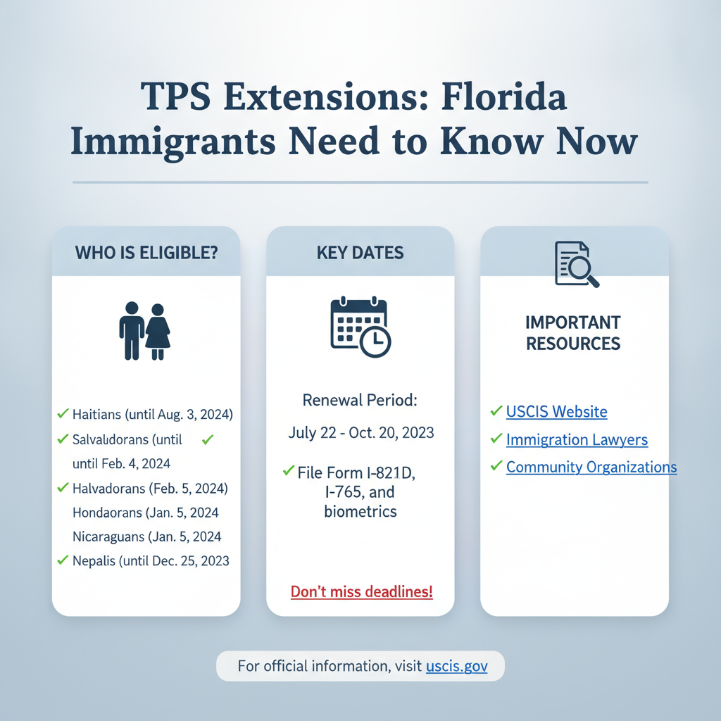 Extensión de TPS 2026: Guía Clave para Inmigrantes en Florida - Key Statistics