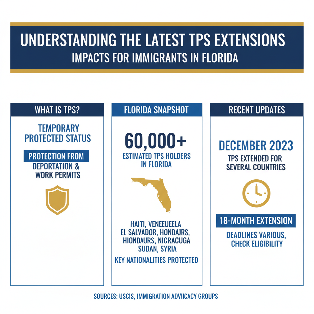 Entendiendo las Últimas Extensiones de TPS: Impacto en Florida - Key Statistics