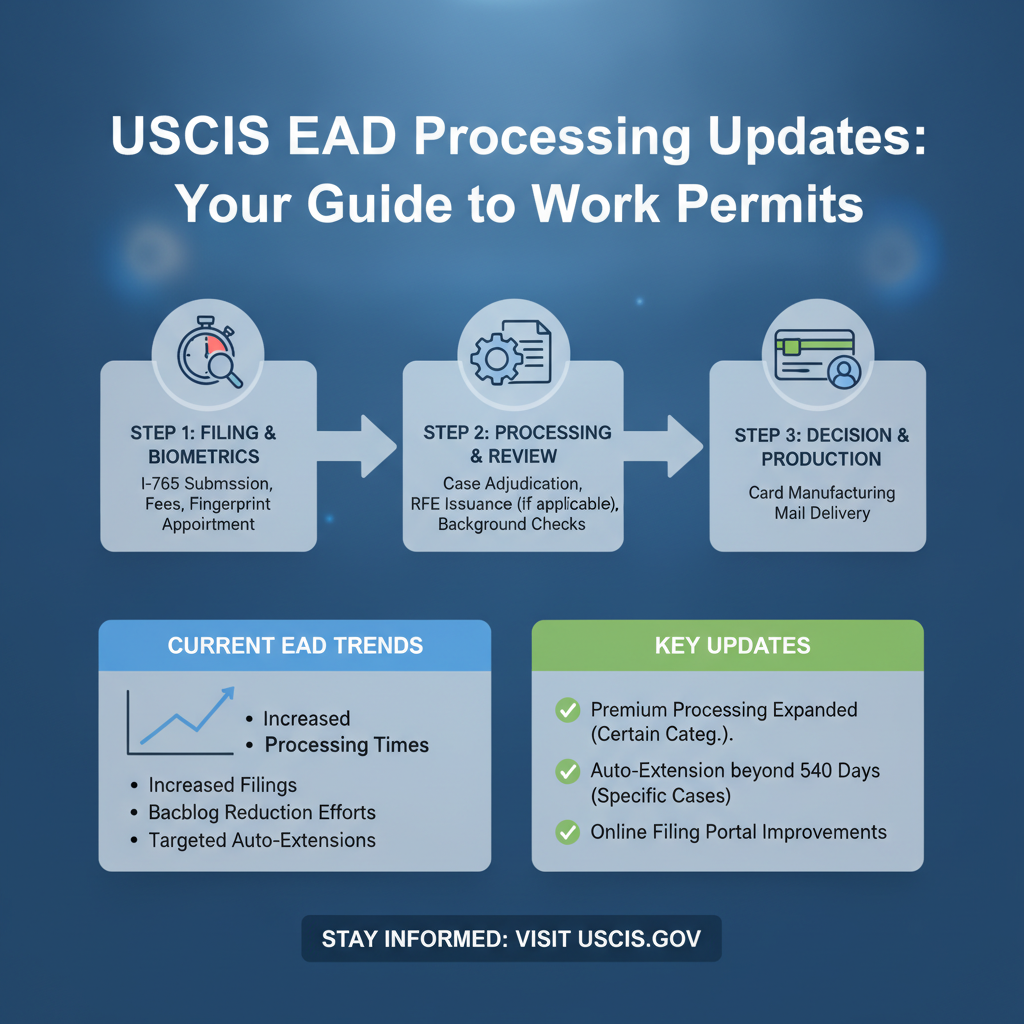 USCIS EAD Processing Updates: Your Guide to Work Permits in - Key Statistics