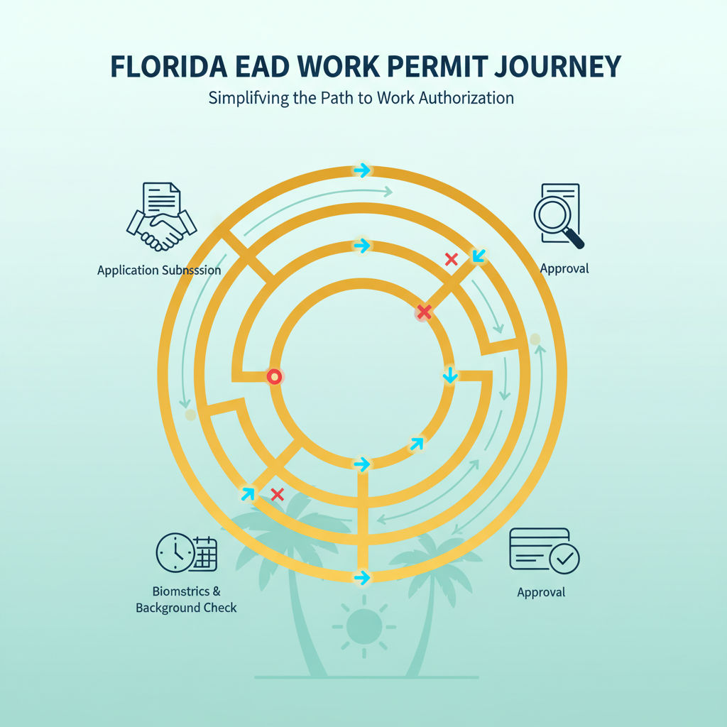 USCIS EAD Updates 2026: Navigating Your Work Permit in Florida - Concept