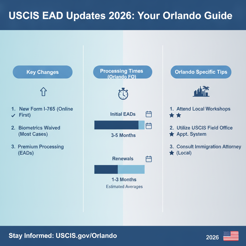 EAD 2026: Guía de Permisos de Trabajo para Inmigrantes en Orlando - Key Statistics