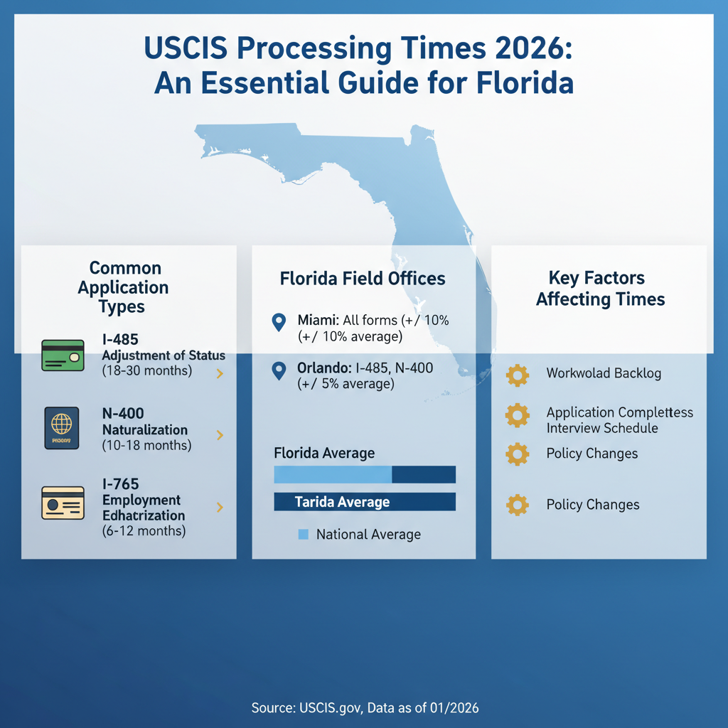 USCIS Processing Times 2026: An Essential Guide for Florida - Key Statistics