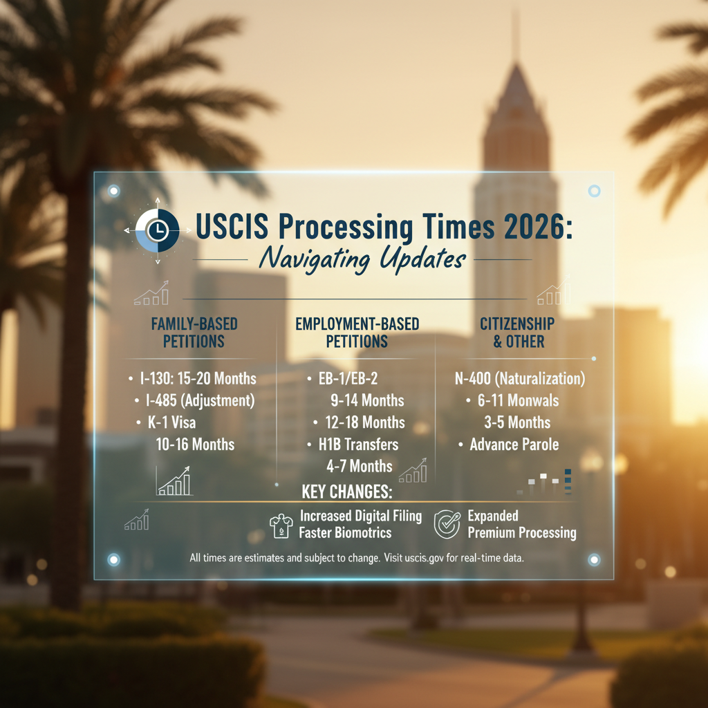 USCIS Processing Times 2026: Navigating Updates for Orlando & - Key Statistics