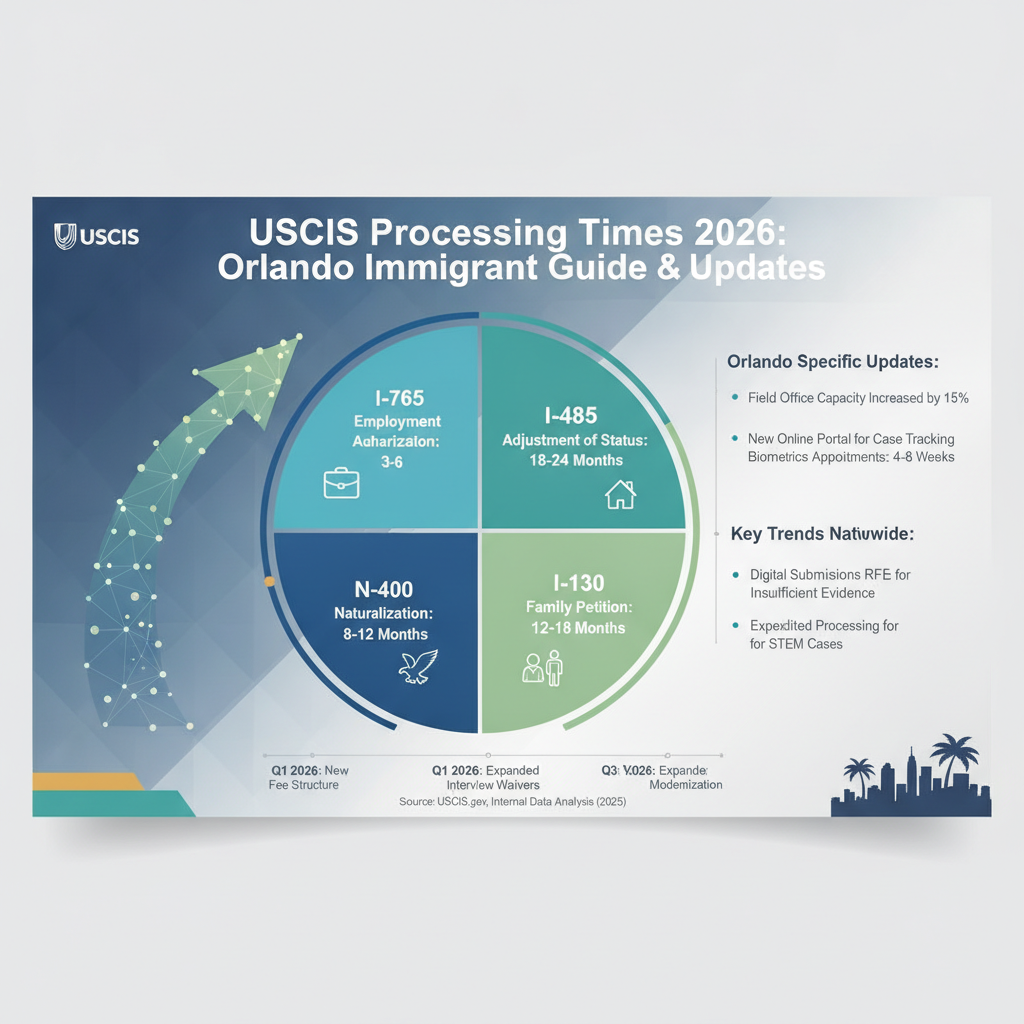 USCIS Processing Times 2026: Orlando Immigrant Guide & Updates - Key Statistics