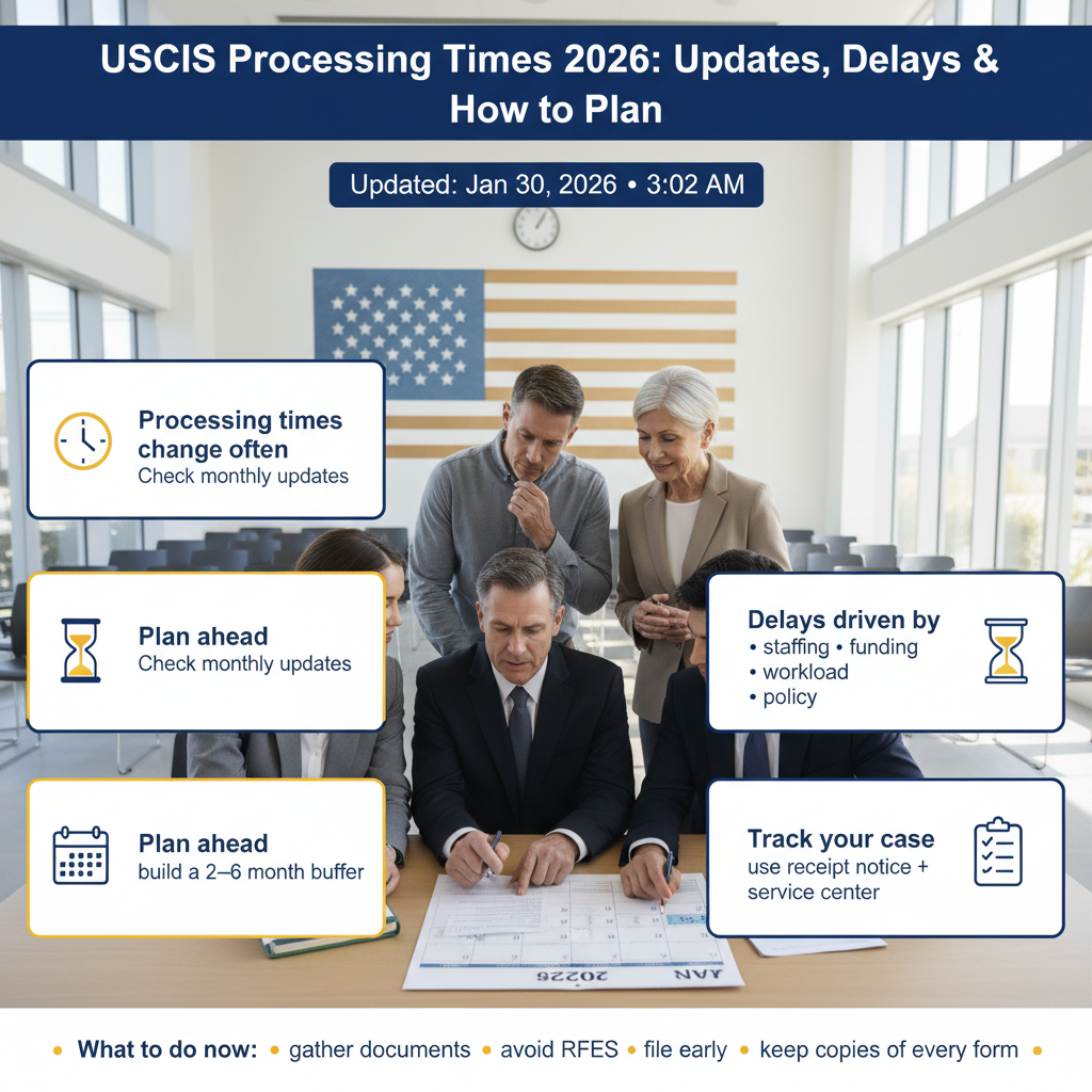 Tiempos de Procesamiento USCIS 2026: Cambios, Retrasos y Planificación - Key Statistics