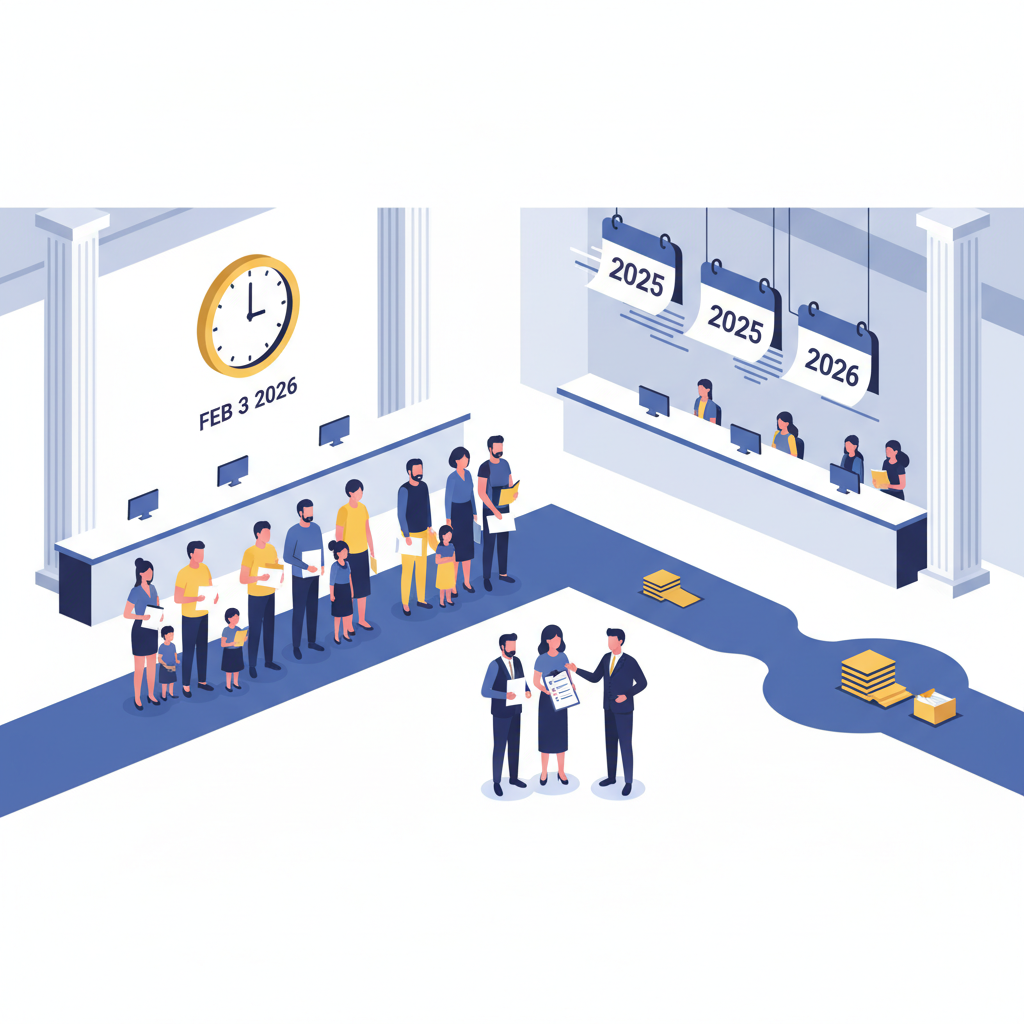 USCIS Processing Times 2026: Updates, Delays, and What to Do Now — Feb 3, 2026, 6:02 AM - Concept