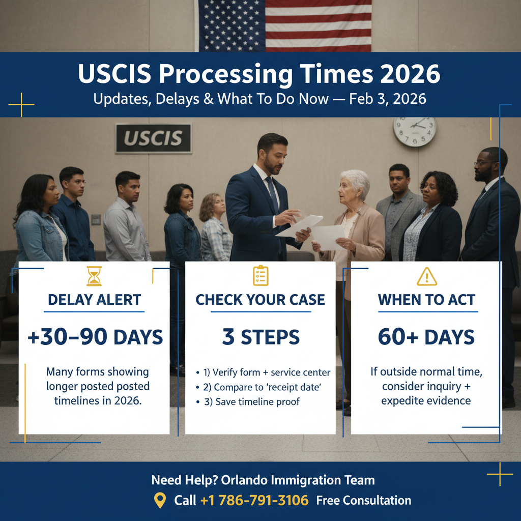 USCIS Processing Times 2026: Updates, Delays, and What to Do Now — Feb 3, 2026, 6:02 AM - Key Statistics