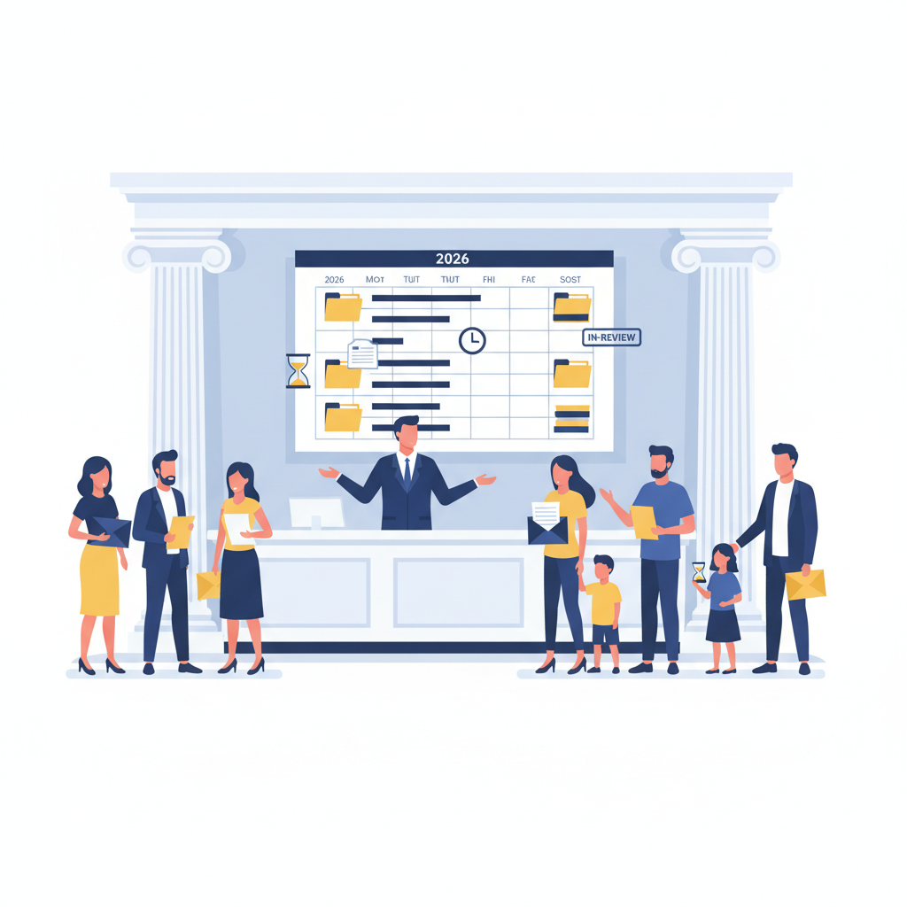 Tiempos de USCIS 2026: Cambios, Retrasos y Qué Hacer Hoy - Concept