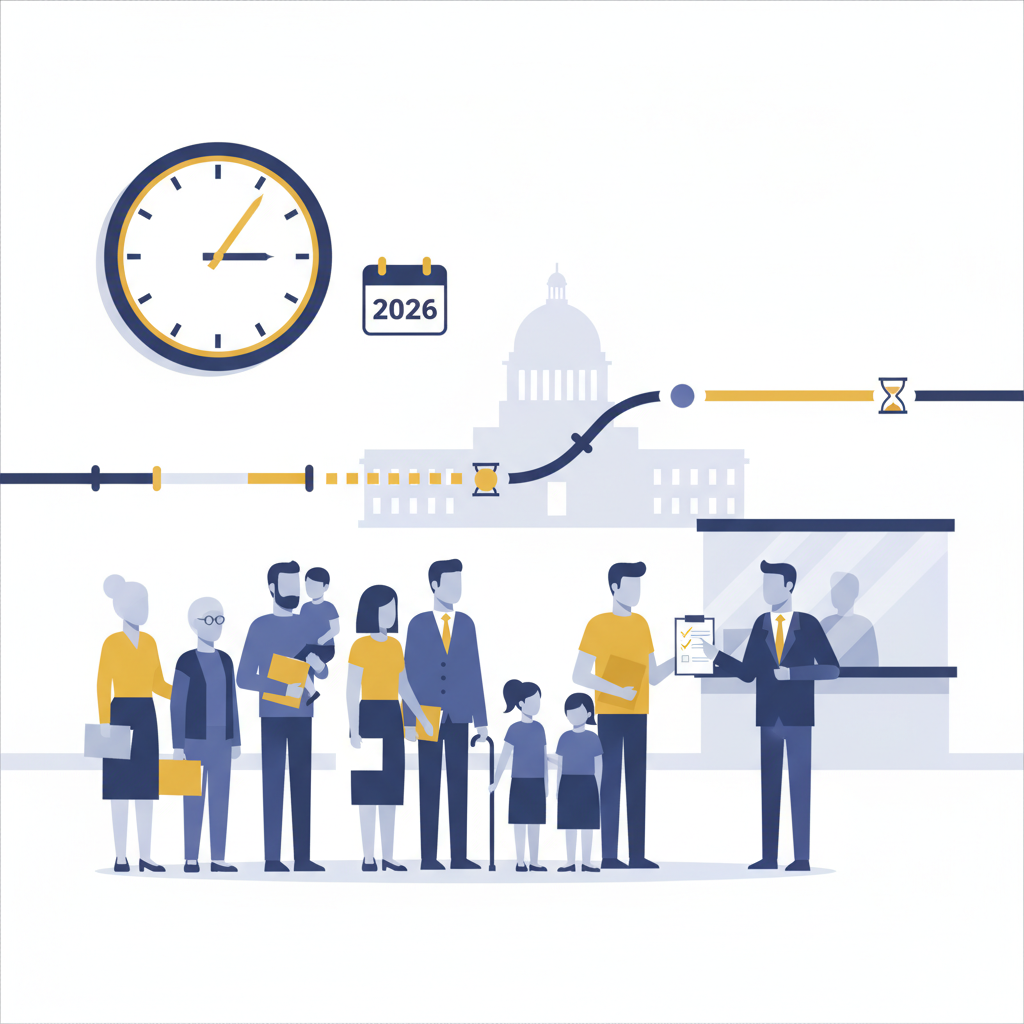 Tiempos de Procesamiento USCIS 2026: Demoras y Qué Hacer Ya - Concept