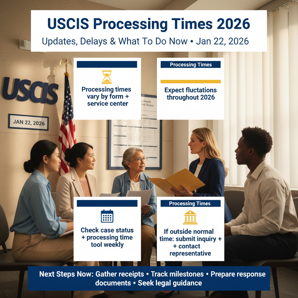 Tiempos de Procesamiento USCIS 2026: Demoras y Qué Hacer Ya - Key Statistics