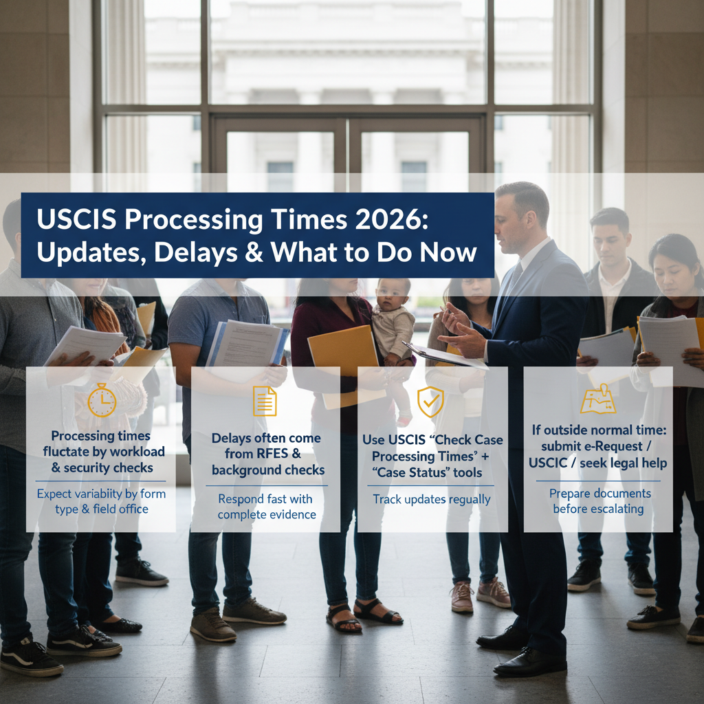 USCIS Processing Times 2026: Updates, Delays & What to Do Now - Key Statistics