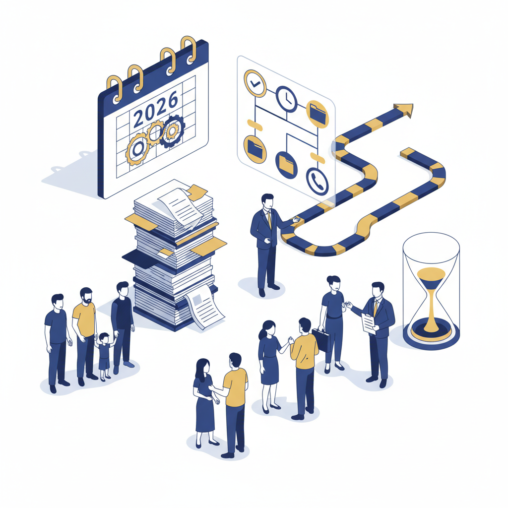 USCIS Processing Times 2026: Updates, Delays & What to Do Now — Jan 31, 2026, 6:05 PM - Concept
