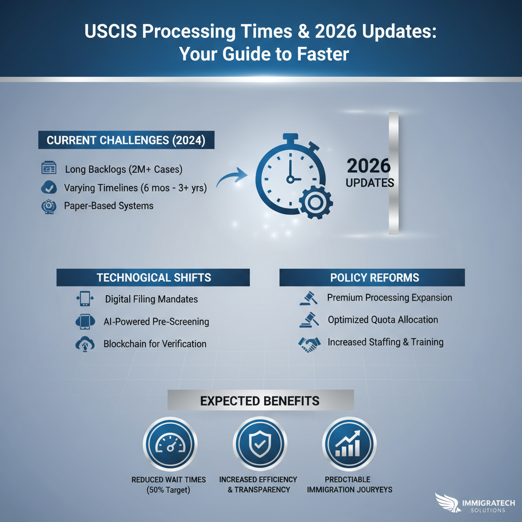 Tiempos de Procesamiento USCIS 2026: Su Guía para Acelerar - Key Statistics