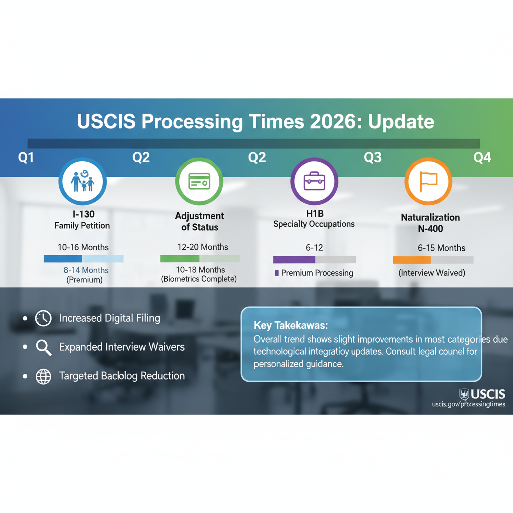 USCIS Processing Times 2026: What Immigrants in Orlando Need to - Key Statistics