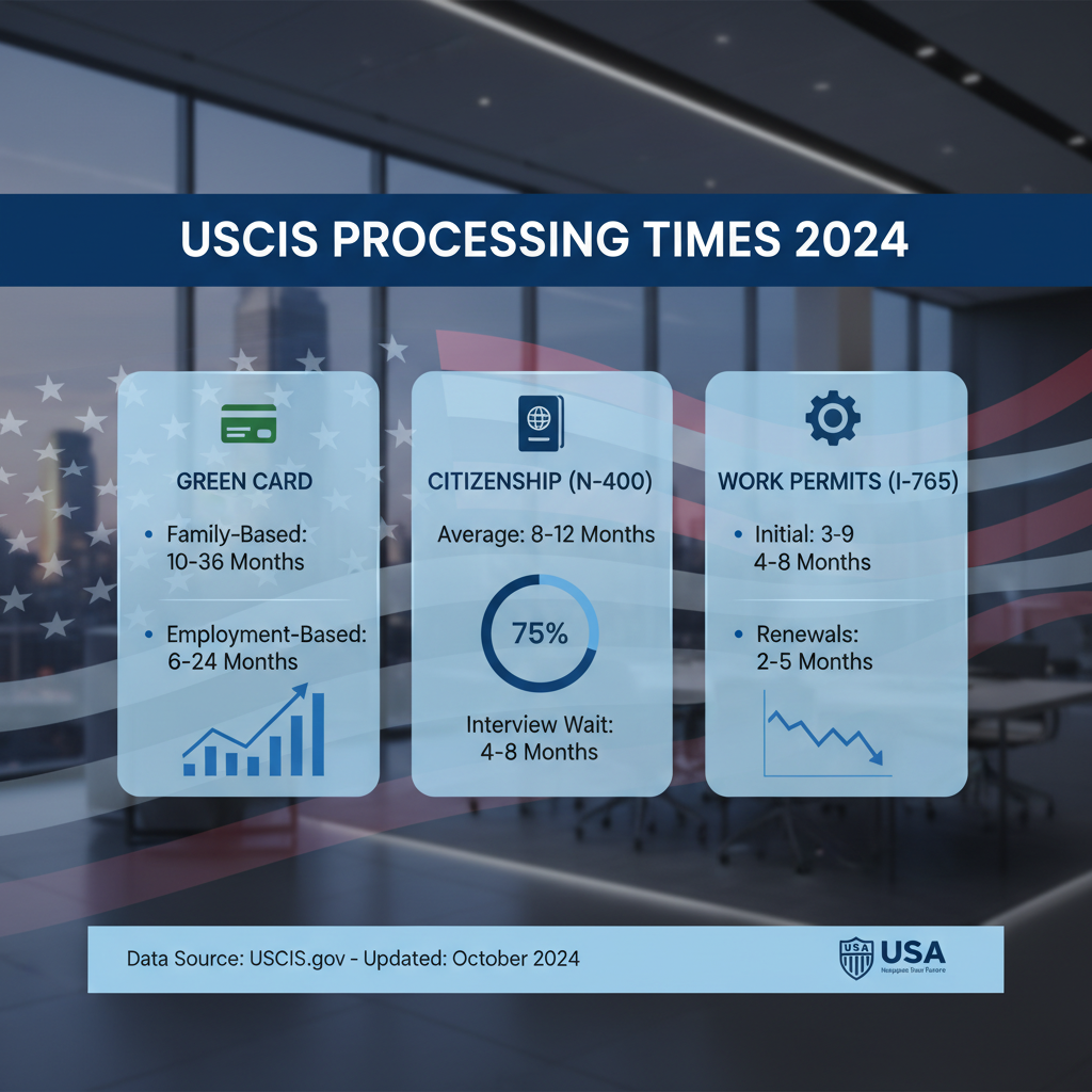 Tiempos de Procesamiento USCIS 2026: Guía Esencial para Florida - Key Statistics