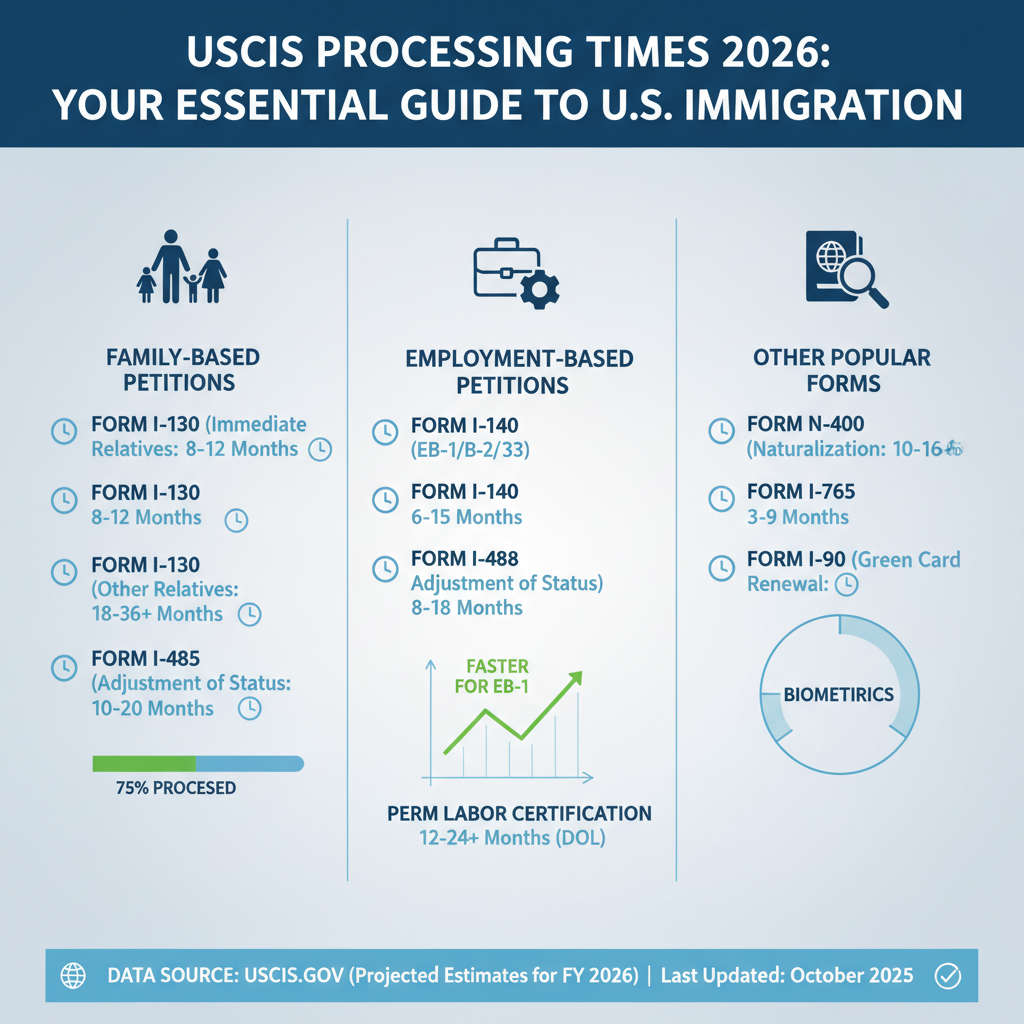 USCIS Processing Times 2026: Your Essential Guide to Immigration - Key Statistics