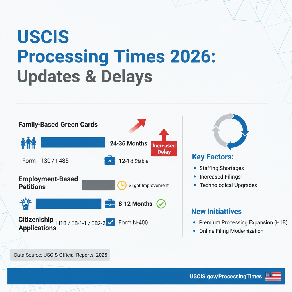 USCIS Processing Times 2026: Your Guide to Updates & Delays - Key Statistics