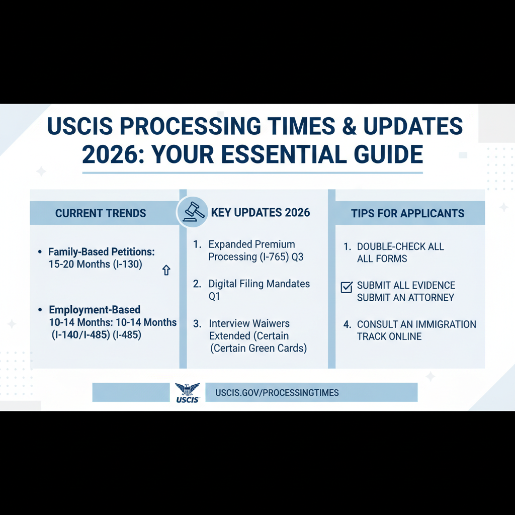 USCIS Processing Times & Updates 2026: Your Essential Guide - Key Statistics