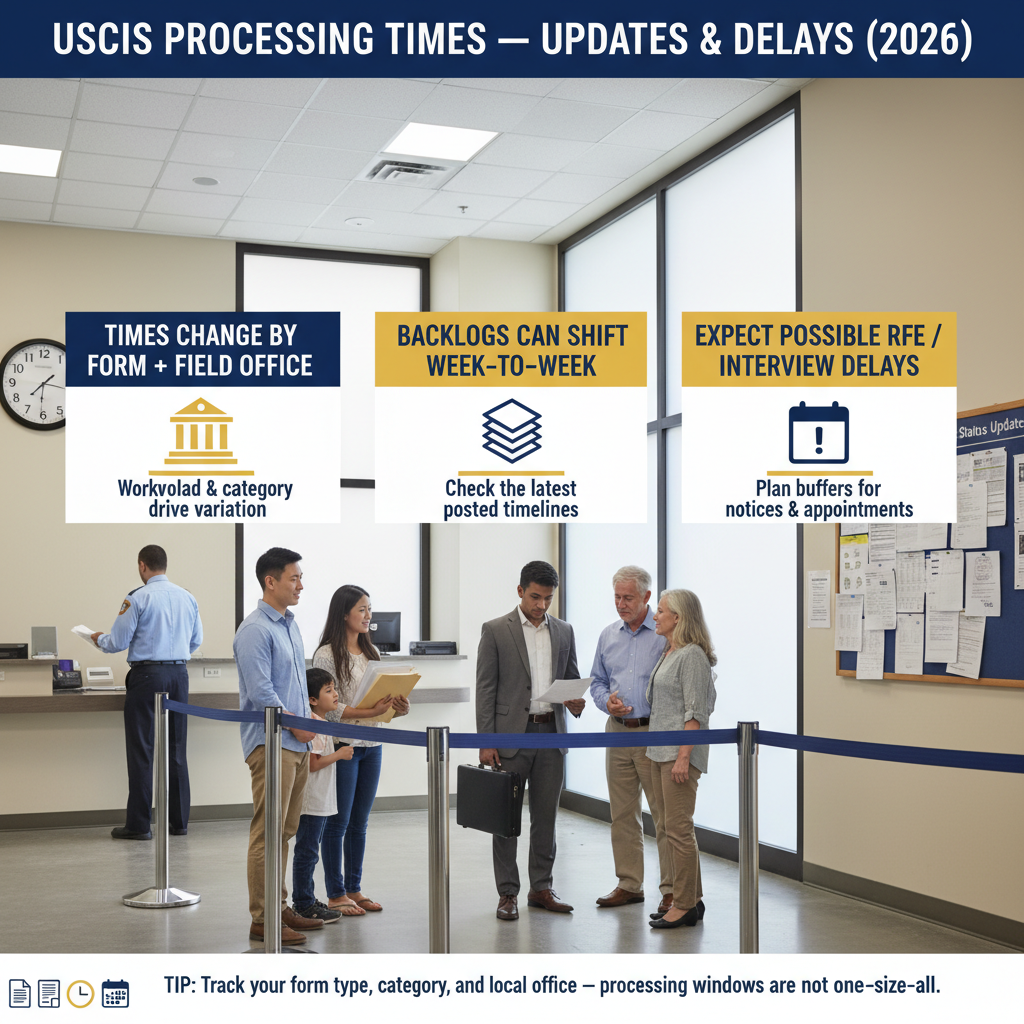 Tiempos de USCIS en 2026: cambios, demoras y cómo adelantarse - Key Statistics