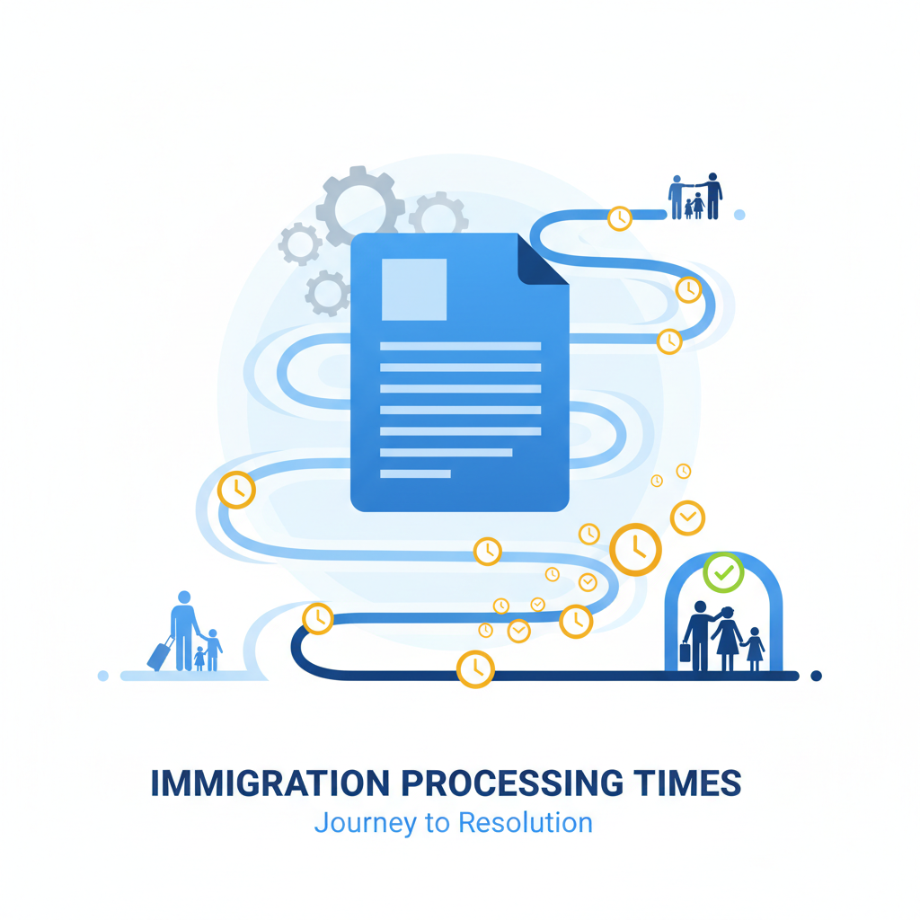 Tiempos de Procesamiento USCIS 2026: Guía para Inmigrantes en Orlando - Concept