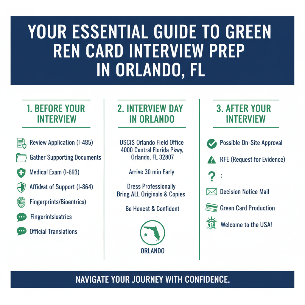Your Essential Guide to Green Card Interview Prep in Orlando, FL - Key Statistics
