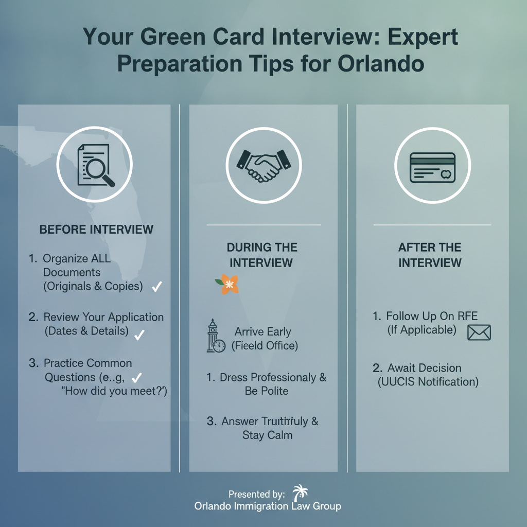 Your Green Card Interview: Expert Preparation Tips for Orlando - Key Statistics